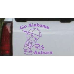 Purple 18in X 16.9in    Go Alabama Pee On Auburn Car Window Wall 