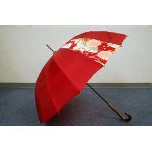  Japanese Flowers Umbrella Red Toys & Games