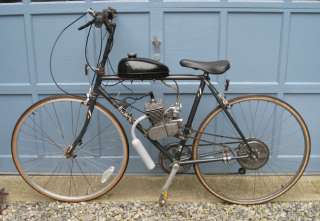 Vintage Gas Motor Motorized Engine Bike Fuji Del Rey Bicycle  