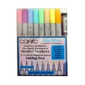  Copic Ciao Baby Colors + 1 inking pen
