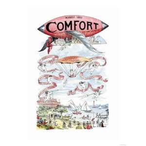  Comfort, August 1895 Giclee Poster Print, 24x32