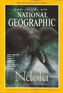 NATIONAL GEOGRAPHIC July, 1995 with Map   Leafcutter Ants  