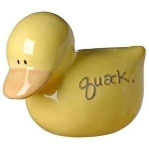  Pack of 4 Charming Quack Yellow Baby Duck Coin Banks 4.5 