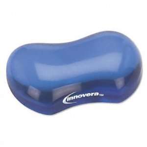 INNOVERA Gel Mouse Wrist Rest Blue Stain  & Water Resistant Nonslip 