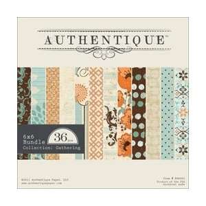  Authentique Gathering Bundle Textured Cardstock Pack 6X6 