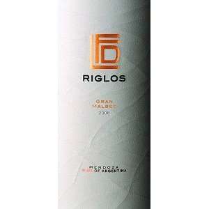  Riglos Malbec Gran 2008 750ML Grocery & Gourmet Food