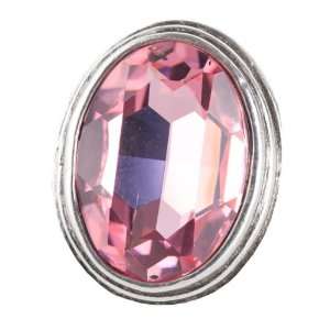  Avant Garde Light Pink Swarovski Crystal Ring Jewelry