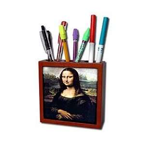  Leonardo Da Vinci   Monalisa   Tile Pen Holders 5 inch 