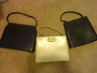 GUC Vintage 40s/50s/60s Etra Magnin L and M Handbag Purse Leather 