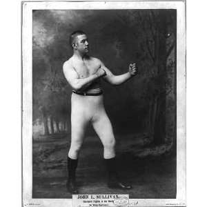   Lawrence Sullivan,1858 1918,Gloved Boxing Champion