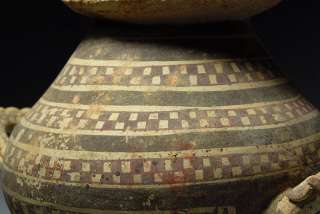 Ancient Greek Apulian Daunian pottery Olla  