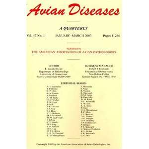 Avian Diseases  Magazines