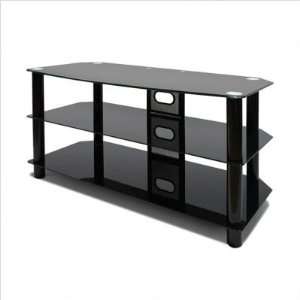  Harmoni I 40 Black on Black TV Stand Electronics