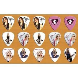 Avril Lavigne Double Sided Premium Guitar Picks x 15 Medium