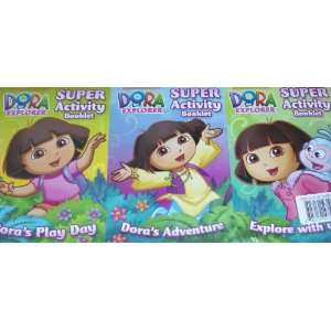   Dora the Explorer 3 Pack Super Activity Booklets Toys & Games