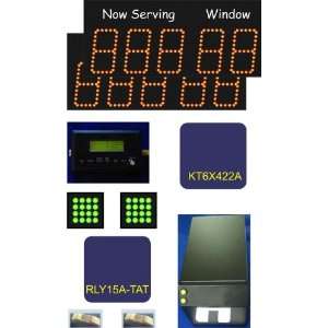  management System with 5 digit display, ticket printer for two types 