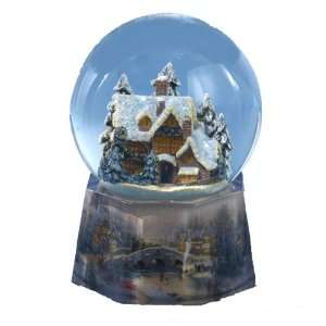   Kinkade Wind Up Musical Waterglobe, Away in a Manger