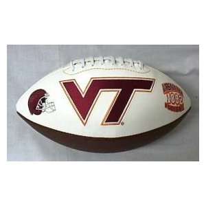  Virginia Tech Embroidered Foto Football