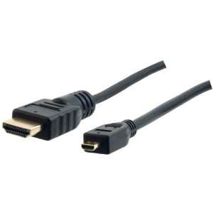  New  AXIS 41211 MICRO HDMI(R) TO HDM(R)I A CABLE, 6 FT 