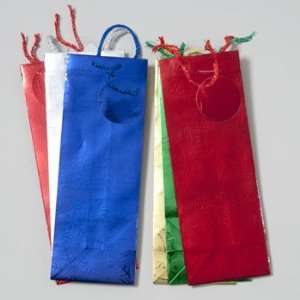   Bottle Bag Embossed Foil 2 Christmas Designs