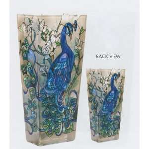  Peacock   Vase by Joan Baker