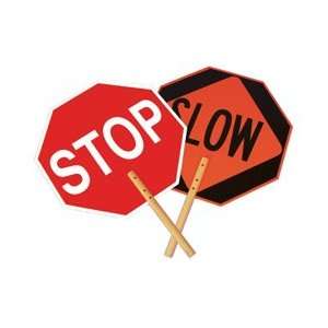  PS4   Safe T Paddle Signs, Stop/Slow Paddle, 18, .040 