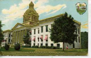 TALLAHASSEE FLORIDA STATE CAPITOL BUILDING POSTCARD  