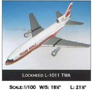  Twa L 1011 1/100 Red Stripe Livery 