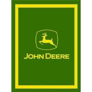  John Deere 60x80 Fleece Throw Blanket 