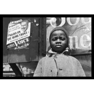  A Harlem Newsboy 20x30 poster