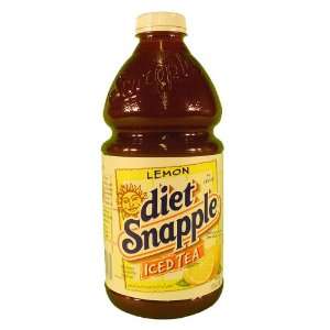 Diet Snapple Lemon Ice Tea 64 oz  Grocery & Gourmet Food