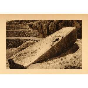  1926 Great Stone Baalbek Lebanon Photogravure Grober 