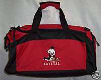 GOAT TYING TYER RED Duffle Bag horse rodeo western NEW  