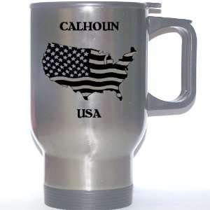  US Flag   Calhoun, Georgia (GA) Stainless Steel Mug 