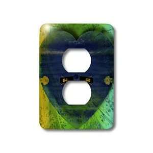   Turquoise Background   Light Switch Covers   2 plug outlet cover Home