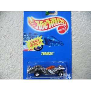  Hot Wheels Zombot #224 All Blue Card with Orange Gun and 7 