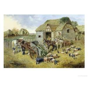  The Turnip Cart Giclee Poster Print by John Frederick 