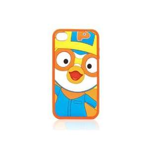  Orange 3D Penguin Cartoon Silicone Case Cover Skin for 