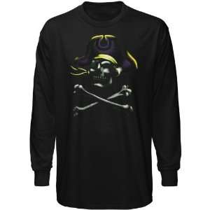  East Carolina Pirate T Shirt  East Carolina Pirates Black 