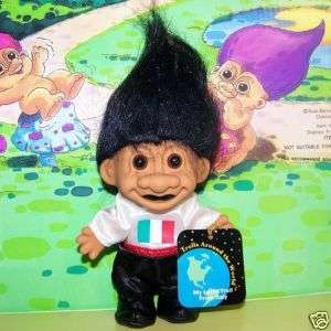 RARE Russ Trolls Around the World Italy Troll Doll NEW  