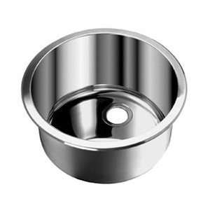  Opella 14107BS Sink With Drain Opening, Brushed Stainless 
