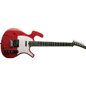  Parker P Series Electric Guitar (Trans Red) Musical 
