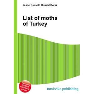  List of moths of Turkey Ronald Cohn Jesse Russell Books