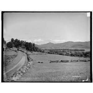   Island,the Narrows from Bolton Hill,Lake George,N.Y.