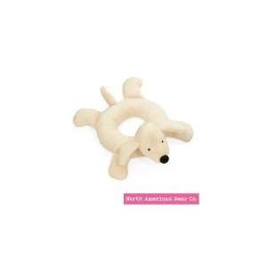  White Ollie Dog Rattle Ring by North American Bear Co 