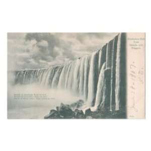 Vintage Postcard Horseshoe Falls from Canada Side Niagra NY 1907 M1