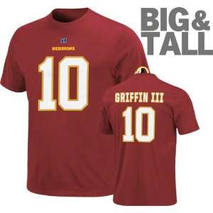 Robert Griffin III Red #1 Washington Redskins Big & Tall Eligible 