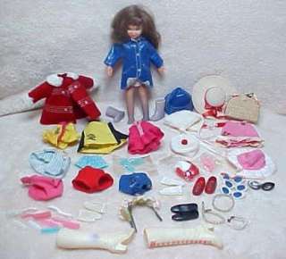 Vintage 1960s Tutti Doll & Accessories Lot Mattel  
