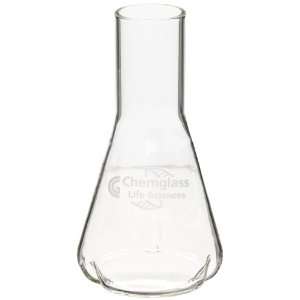    2044 03 Glass 250mL Delong Neck Shake Flask, with 3 Standard Baffles