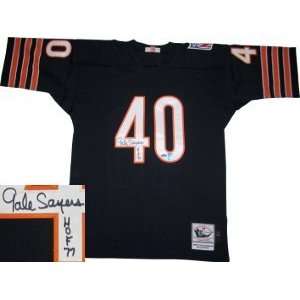 Gale Sayers Signed Jersey   Authentic
